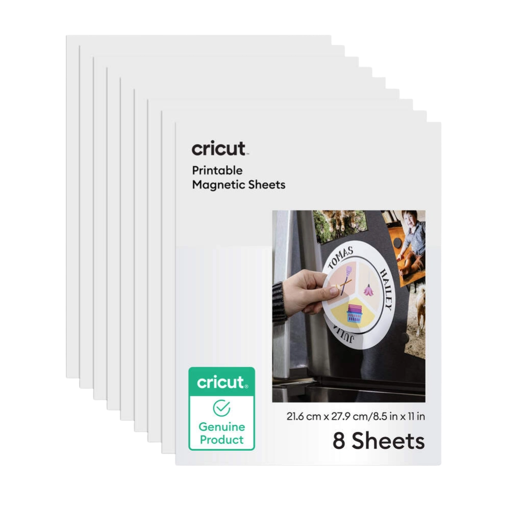 דפי מגנט (8 יח') Cricut Printable Magnet Sheets