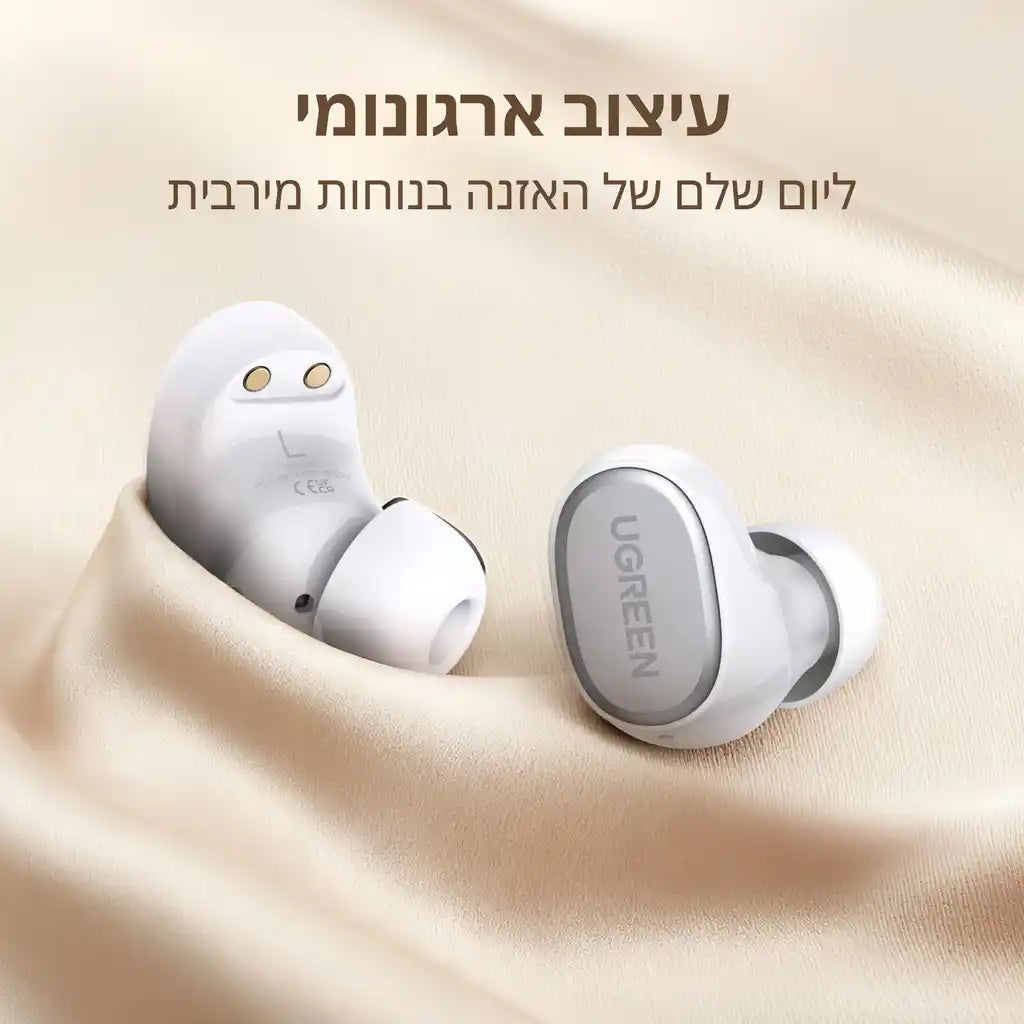 אוזניות אלחוטיות Ugreen Hitune A3 TWS לבן