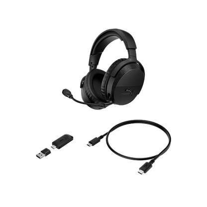 אוזניות גיימינג אלחוטיות HyperX Cloud Stinger 3 PC שחור
