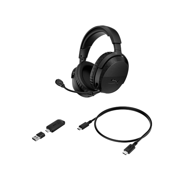 אוזניות גיימינג אלחוטיות HyperX Cloud Stinger 3 PC שחור