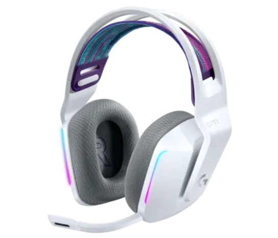 אוזניות גיימינג אלחוטיות Logitech G733 LightSpeed RGB שחור