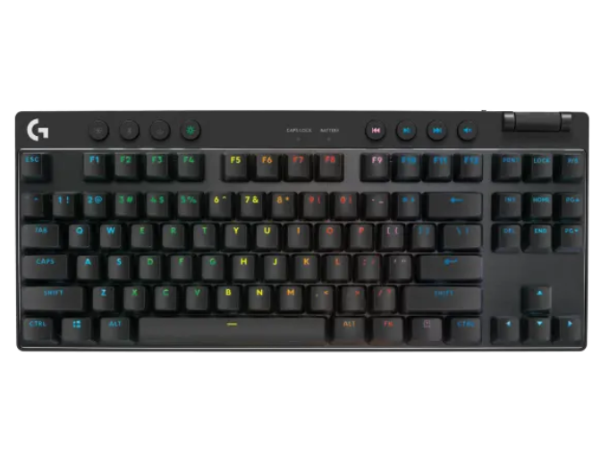 מקלדת גיימינג אלחוטית Logitech G Pro X TKL Lightspeed שחור