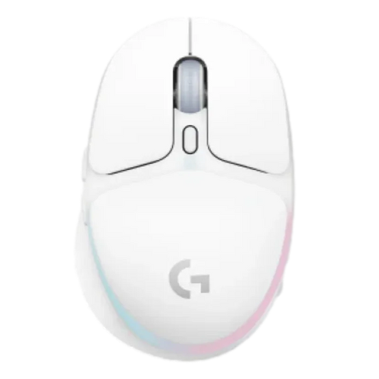 עכבר גיימינג אלחוטי Logitech G705 RBG - צבע לבן