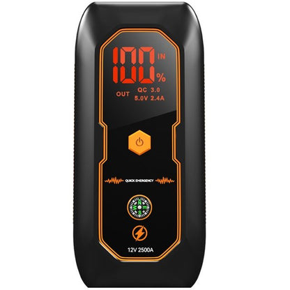 בוסטר התנעה לרכב עם סוללת חירום Omega Dn18 1200mah