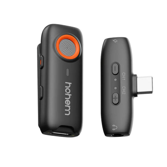 מיקרופון אלחוטי לסמארטפון Hohem MIC-01 1TX + 1RX