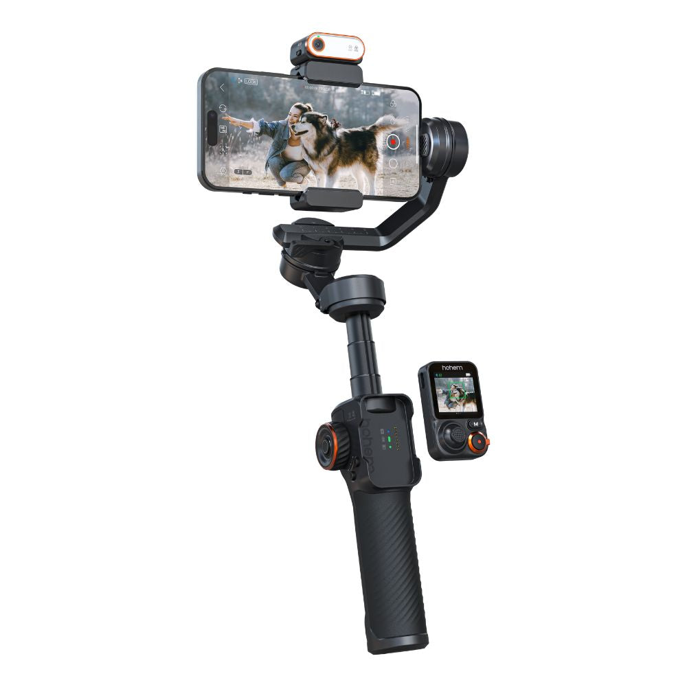 גימבל לסמארטפון Hohem iSteady M7 עם AI Tracker ושלט