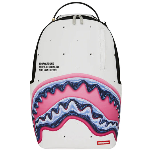 תיק גב Sprayground Shark Central Liquid Chrome