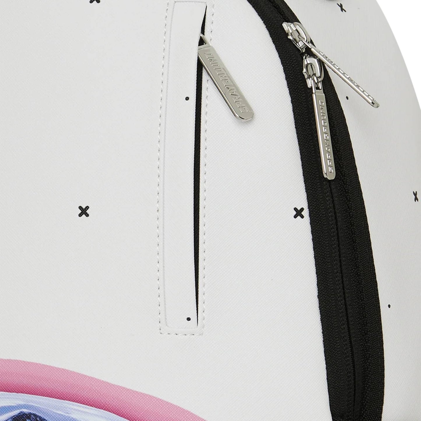 תיק גב Sprayground Shark Central Liquid Chrome
