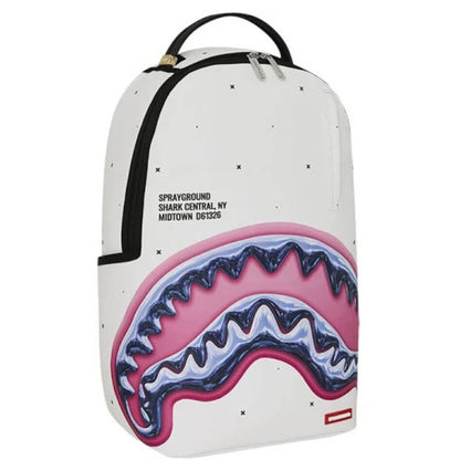 תיק גב Sprayground Shark Central Liquid Chrome