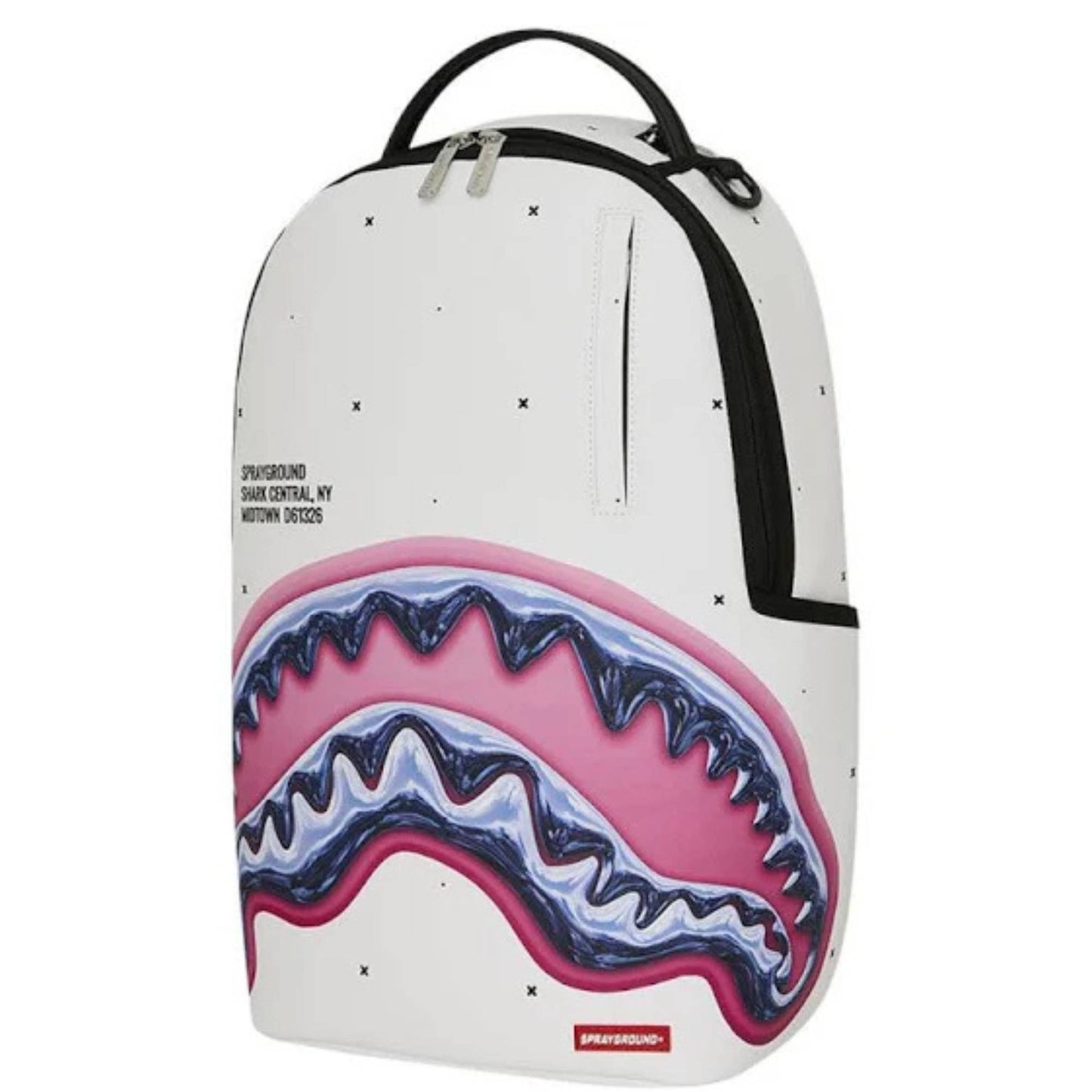 תיק גב Sprayground Shark Central Liquid Chrome