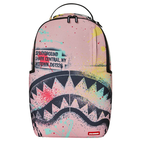תיק גב Sprayground Shark Central Pink Lab Coat