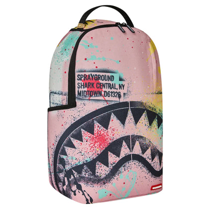 תיק גב Sprayground Shark Central Pink Lab Coat