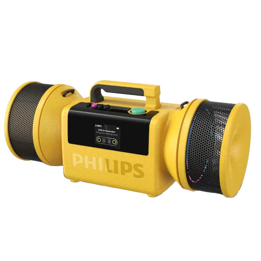 רמקול PHILIPS MOVING SOUND THE TUBE 280WMAX 140RMS BT שחור