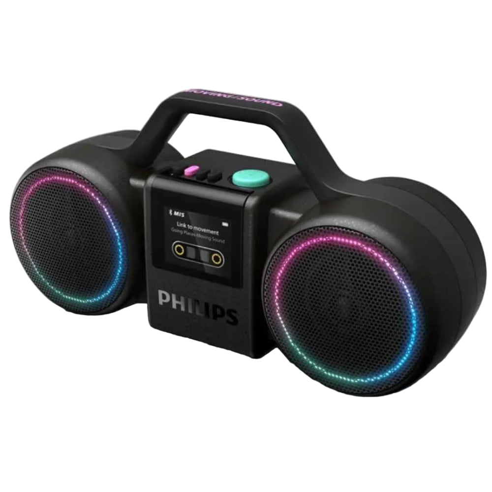 רמקול PHILIPS MOVING SOUND THE ROLLER 60WRMS BT שחור