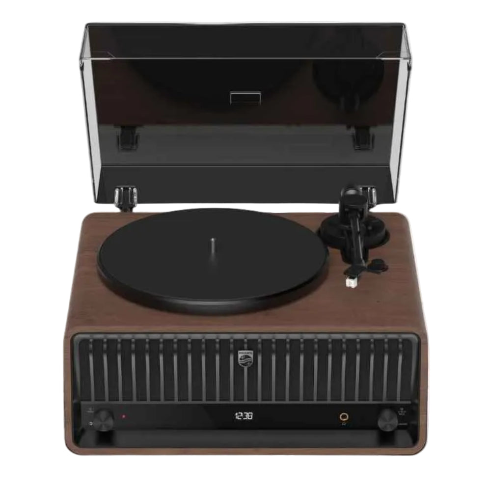 פטיפון בעיצוב עץ רטרו PHILIPS TINA 120W BT