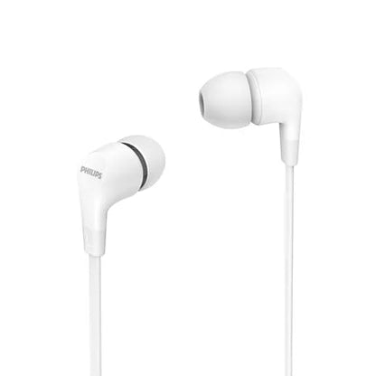 אוזניות חוטיות עם מיקרופון PHILIPS IN EAR 3.5MM שחור