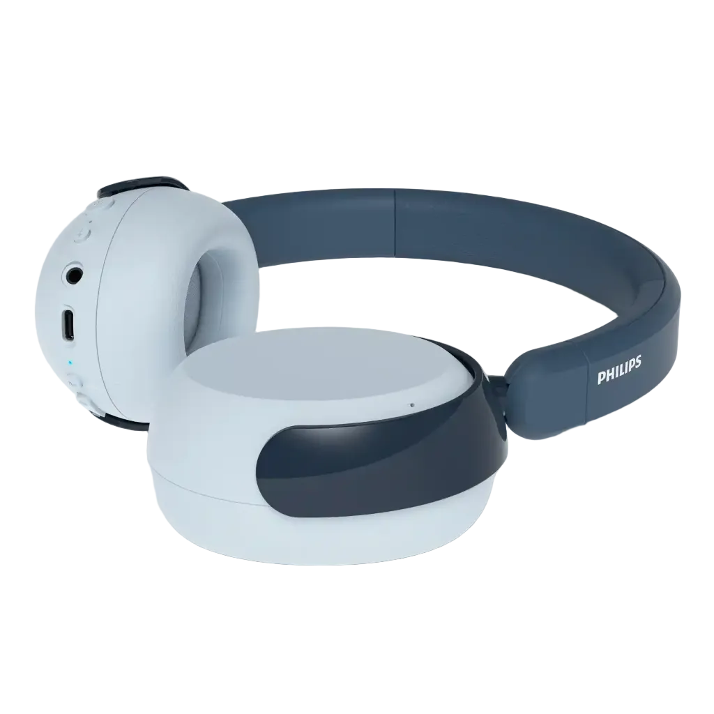 אוזניות קשת אלחוטיות לילדים PHILIPS TAK5500 USBC 85DB