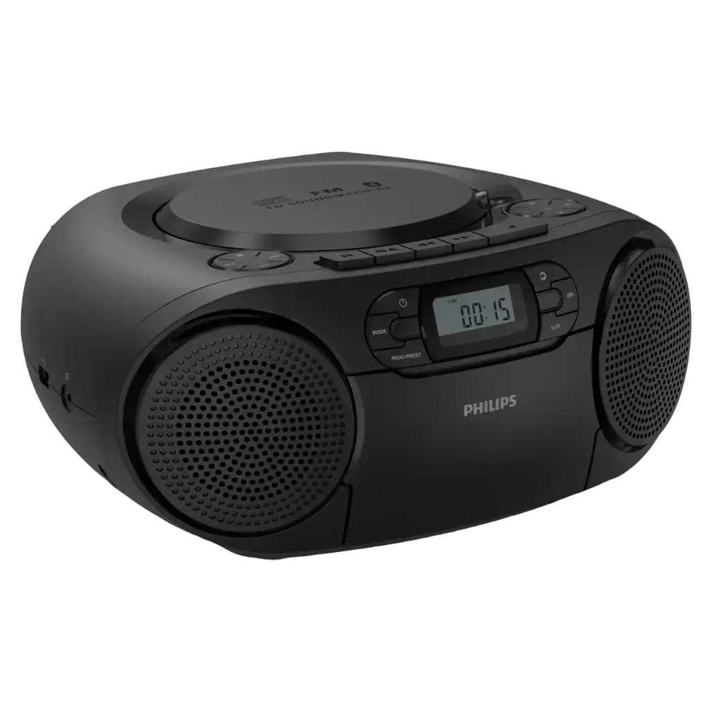 נגן CD וקלטות נייד PHILIPS TAZ2200 6W USB BT