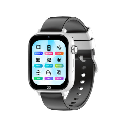 שעון טלפון חכם KidiWatch עם תשלום NFC דגם TAP שחור