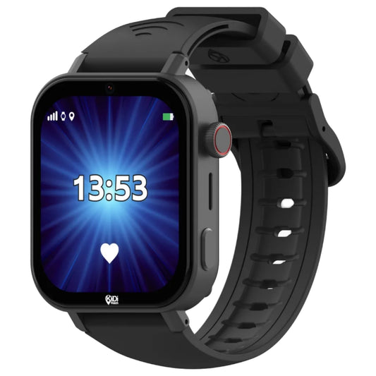 שעון טלפון חכם KidiWatch עם תשלום NFC דגם PRIME שחור