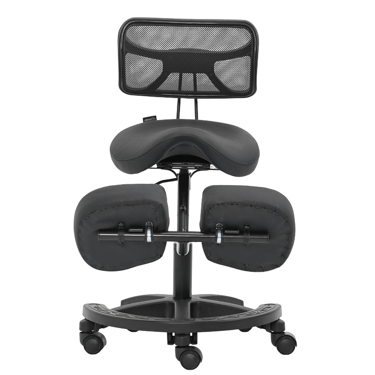 כיסא אוכף +משענת, רגליים וגב Dragon Smart Tech Rider Pro שחור