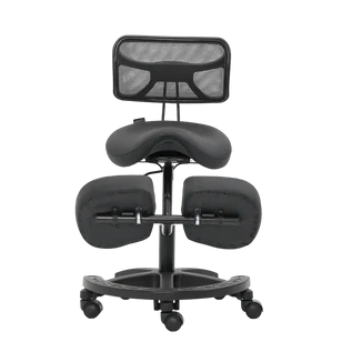 כיסא אוכף +משענת, רגליים וגב Dragon Smart Tech Rider Pro שחור