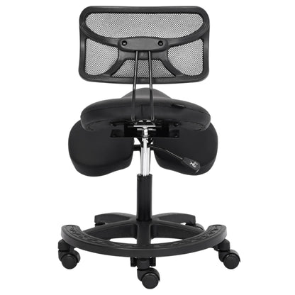 כיסא אוכף +משענת, רגליים וגב Dragon Smart Tech Rider Pro שחור