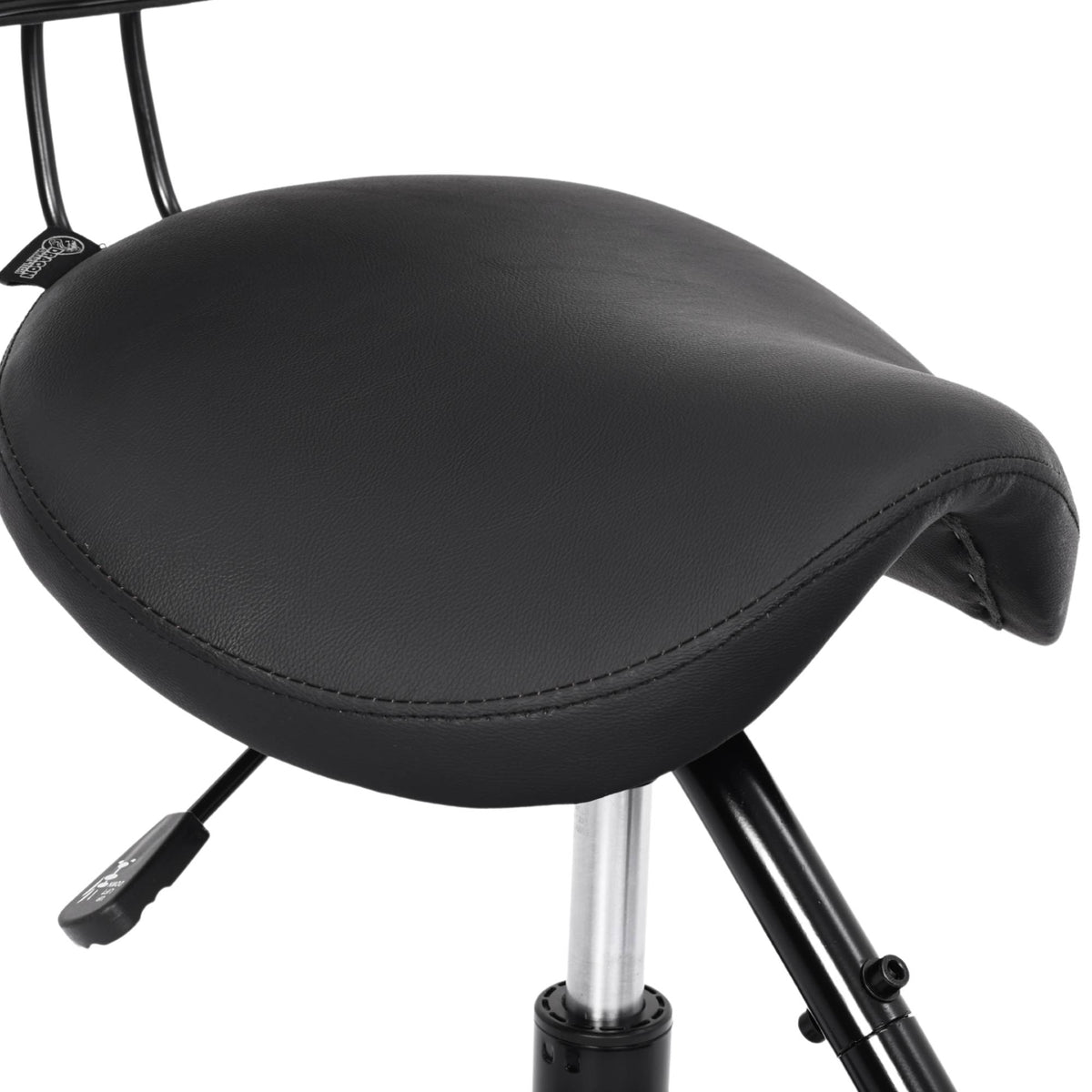 כיסא אוכף +משענת, רגליים וגב Dragon Smart Tech Rider Pro שחור