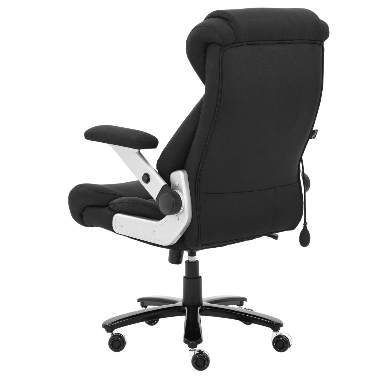כיסא מנהלים יוקרתי כרית גב אקטיבית Dragon Smart Tech King XL בד שחור
