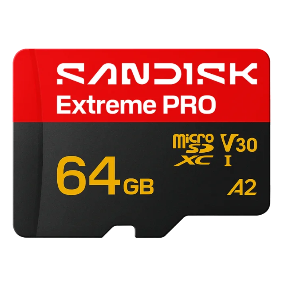 כרטיס SanDisk Extreme PRO microSDXC 4K 200MB/s 64GB