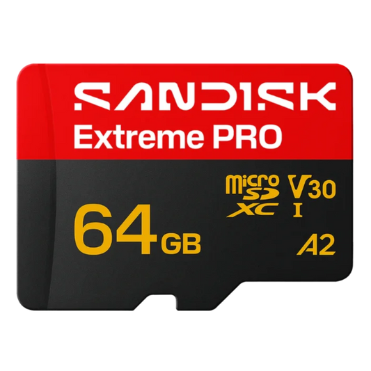 כרטיס SanDisk Extreme PRO microSDXC 4K 200MB/s 64GB