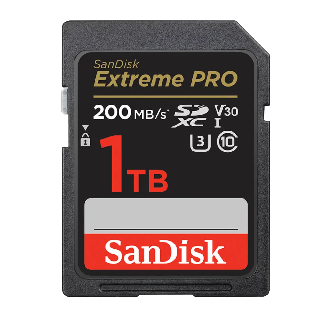 כרטיס SanDisk Extreme PRO SDXC V30 4K 200MB/s 1T