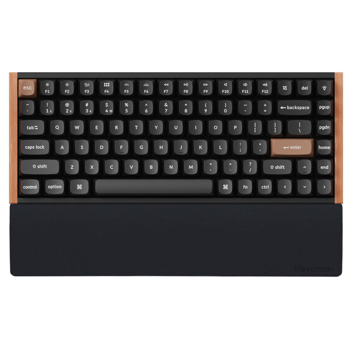 משטח תמיכה לכף היד מסיליקון למקלדת KEYCHRON 18*79.5*317