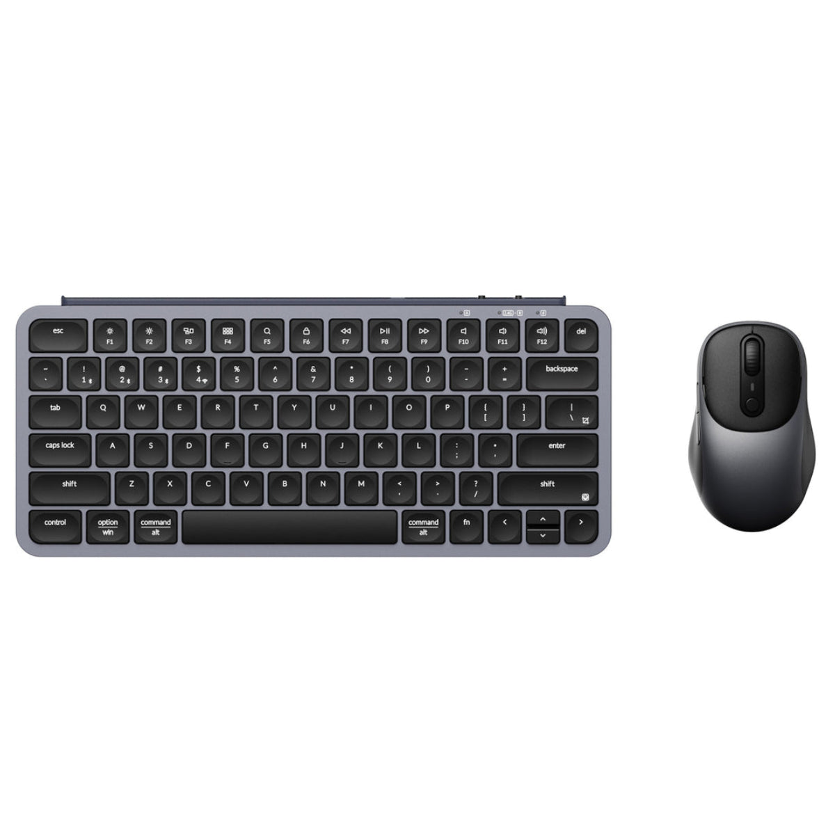 סט מקלדת ועכבר אלחוטי KEYCHRON B1 GREY