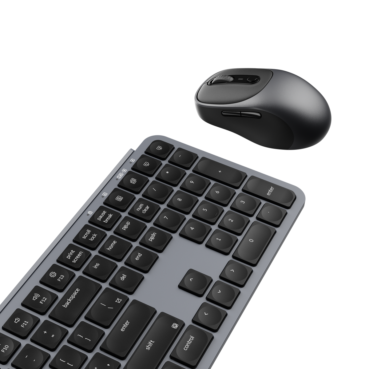 סט מקלדת ועכבר אלחוטי KEYCHRON B6 GREY