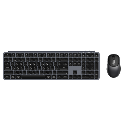 סט מקלדת ועכבר אלחוטי KEYCHRON B6 GREY