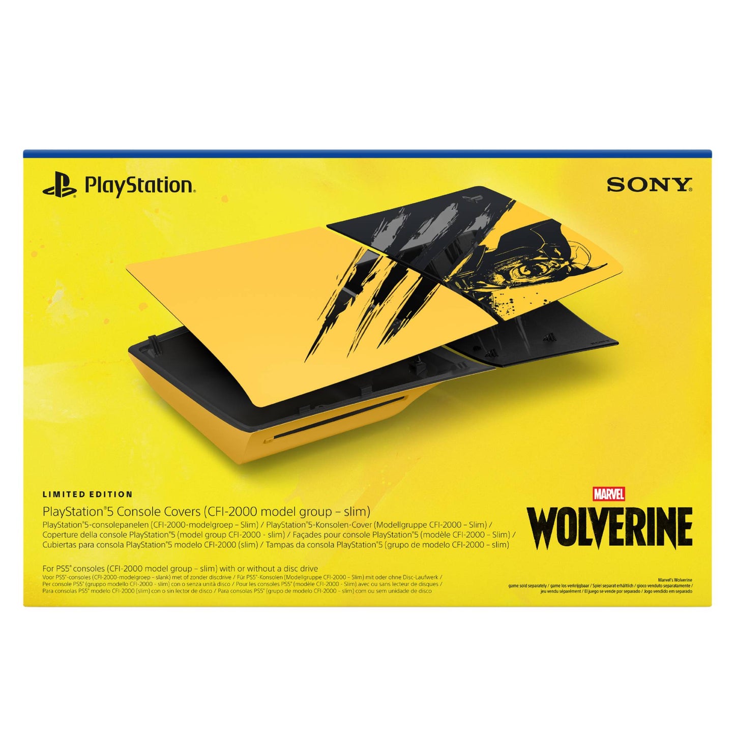 כיסוי PS5 Console Cover Marvel's Wolverine - Battle Yellow