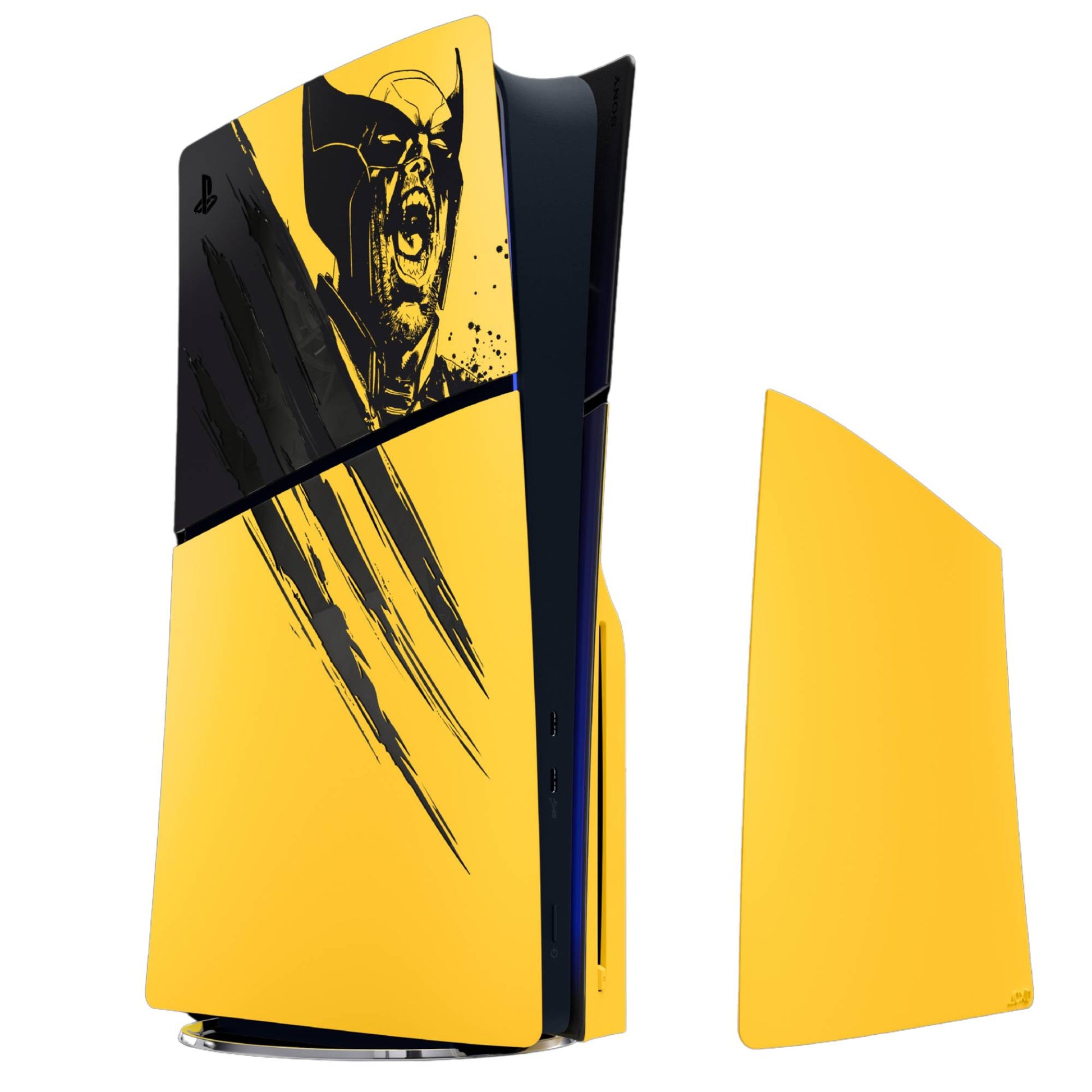 כיסוי PS5 Console Cover Marvel's Wolverine - Battle Yellow