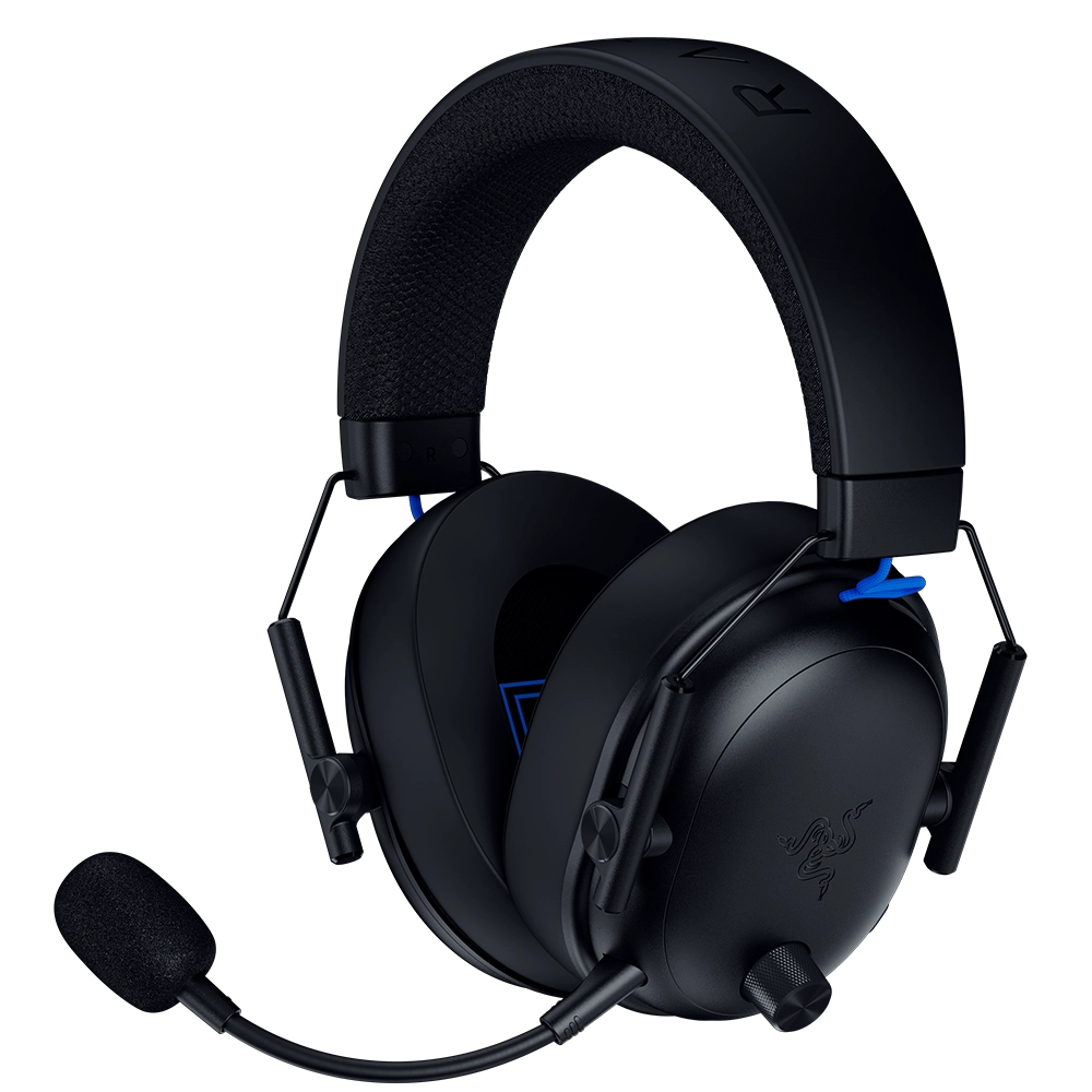 אוזניות גיימינג אלחוטיות שחור Razer Blackshark V3 For PS