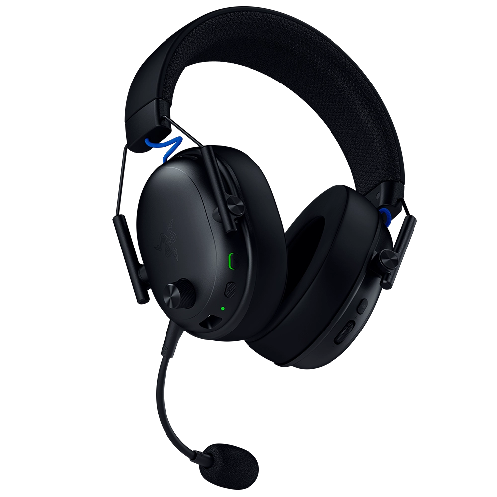 אוזניות גיימינג אלחוטיות שחור Razer Blackshark V3 For PS