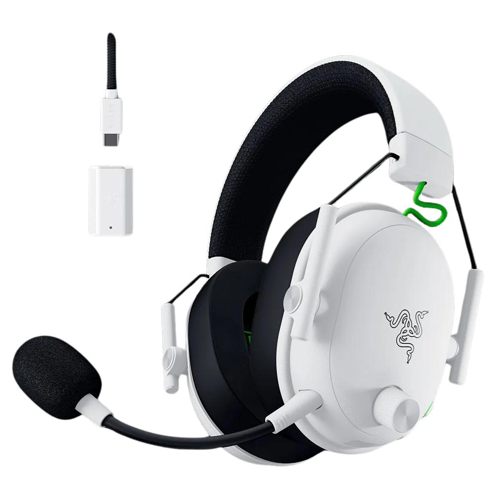 אוזניות גיימינג אלחוטיות לבן Razer Blackshark V3 XBOX
