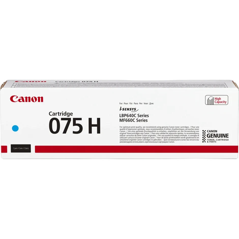 טונר לייזר Canon Toner Cartridge 075H Cyan