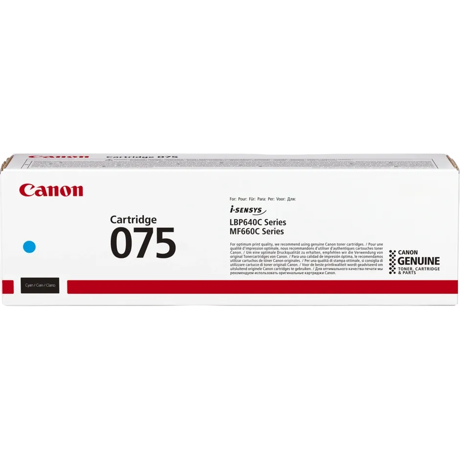 טונר לייזר Canon Toner Cartridge 075 Cyan