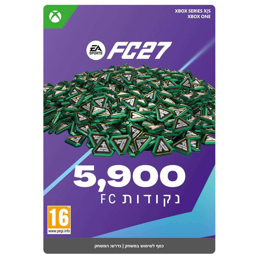 קוד דיגיטלי EA Sports FC27 5900 FC Pts C2C