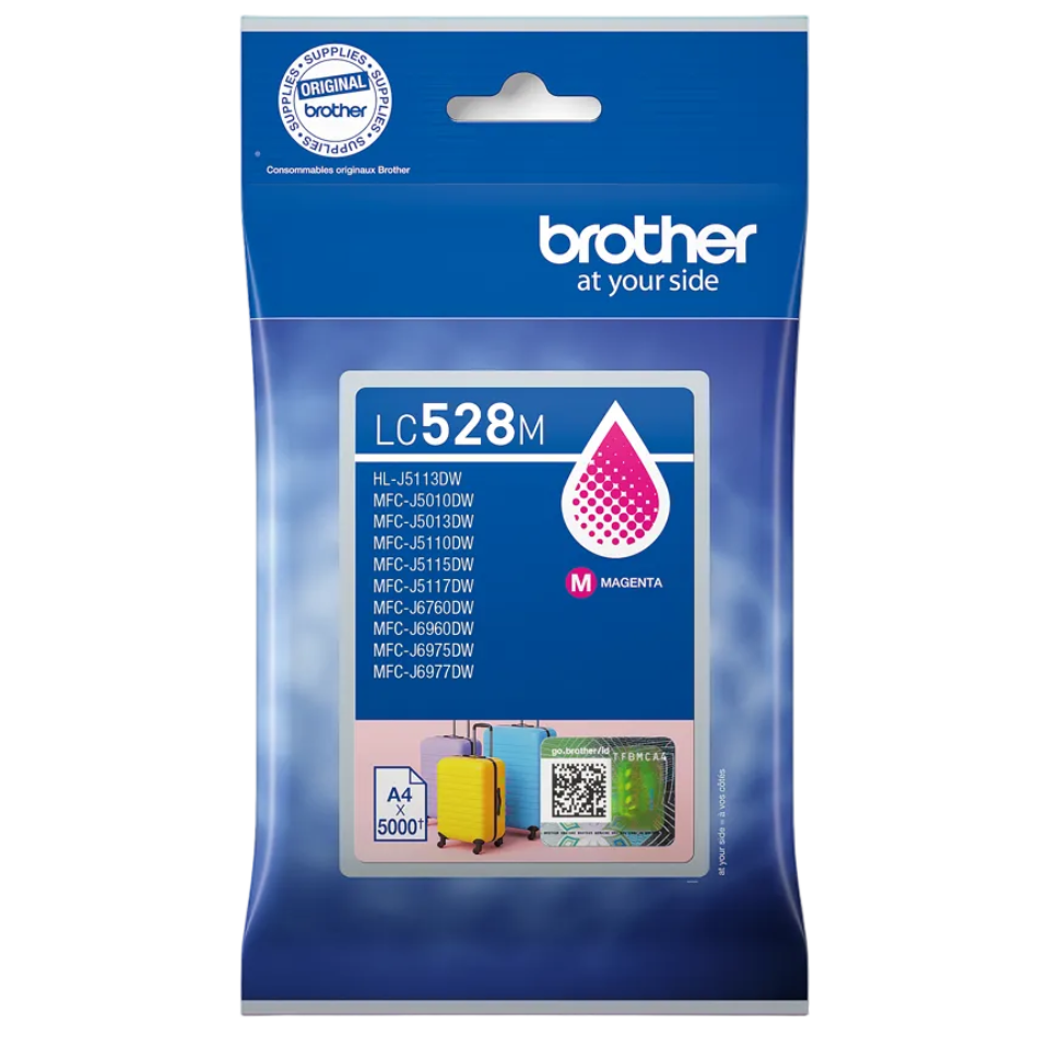 ראש דיו מג'נטה מקורי 5,000 דף BROTHER LC-528M