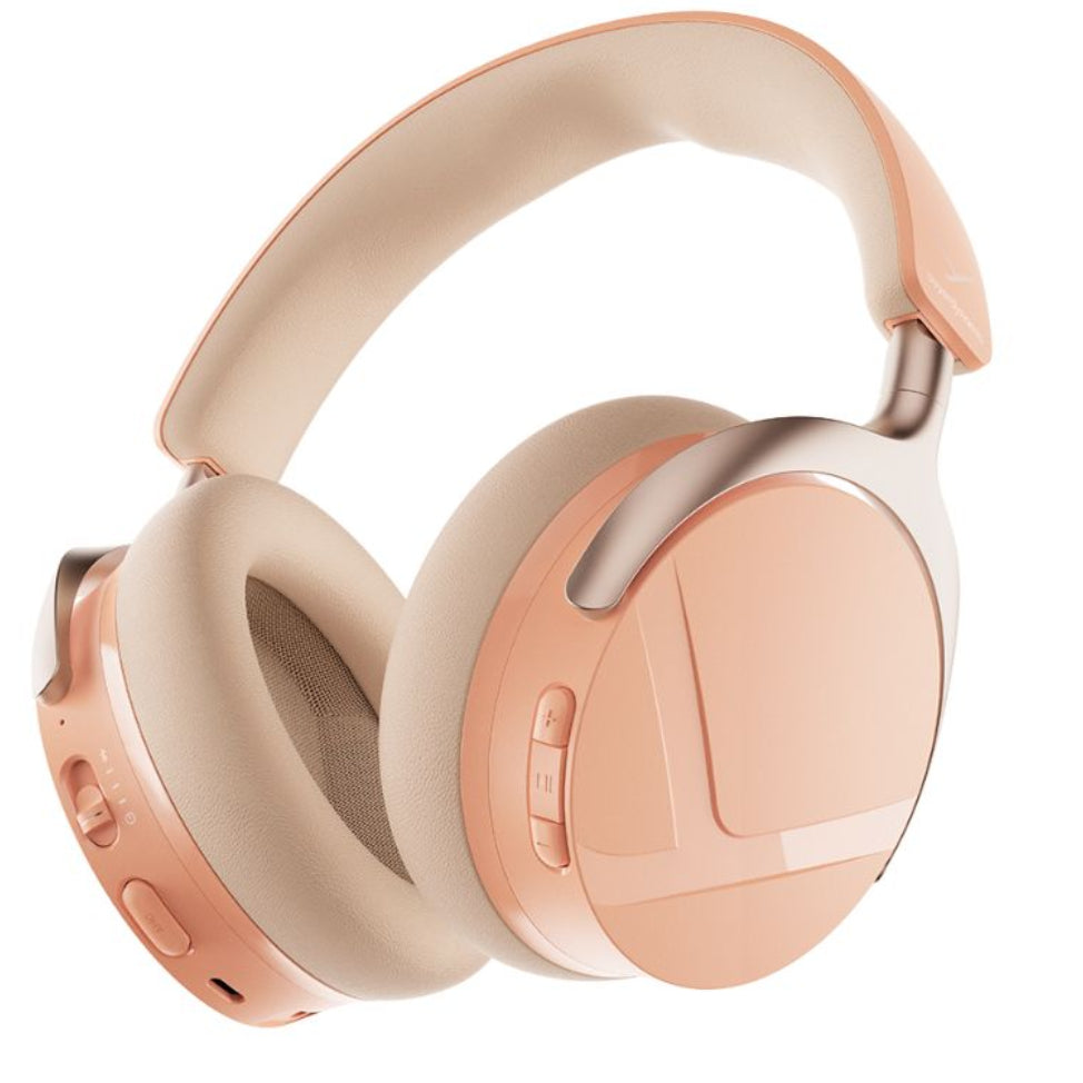 אוזניות אלחוטיות Over-Ear עם ANC אופ' לחיבור בום