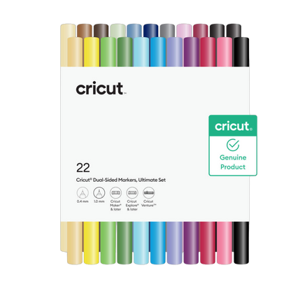 סט 22 טושים דו-צדדיים (0.4ממ/1.0ממ) Cricut Ultimate Set
