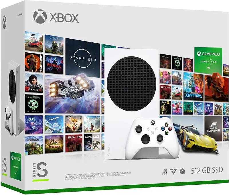 באנדל XBOX SERIES S עם 2 בקרים מנוי 3 חודשים מטען לבקר PDP