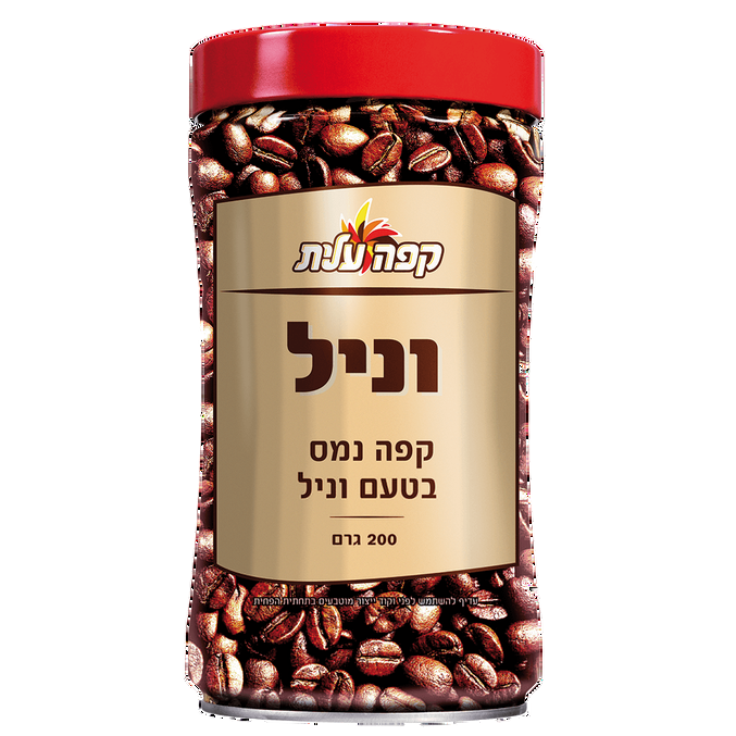קפה נמס עלית בטעם וניל 200 גרם