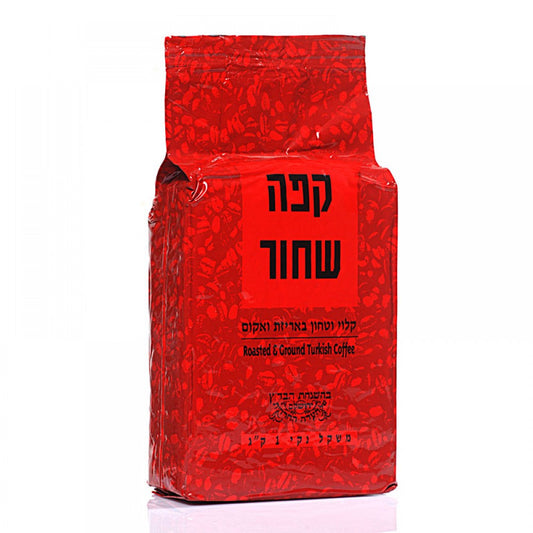 קפה שחור מוסדי עלית 1 ק``ג אריזה ווקום אדומה